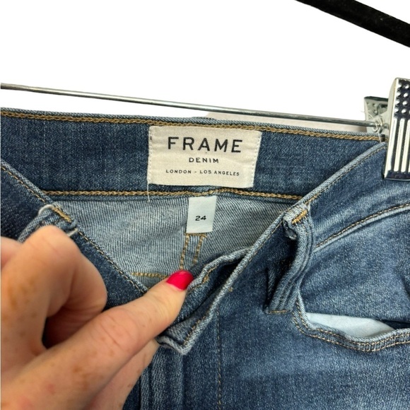 Frame Le High Skinny Jeans Size 24 - Picture 4 of 7
